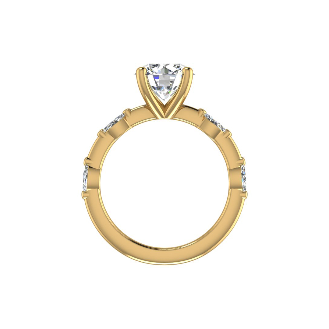 Navy Engagement ring